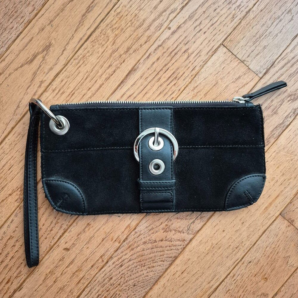 Bath & Body Works Leather Purse Wristlet Clutch Pouch